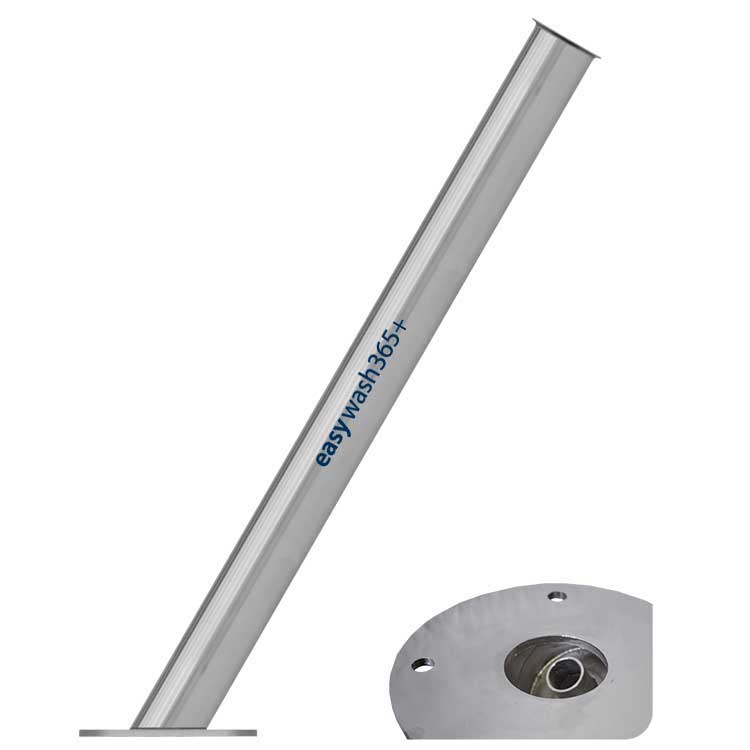 Lanzenköcher Bodenanschluss Edelstahl