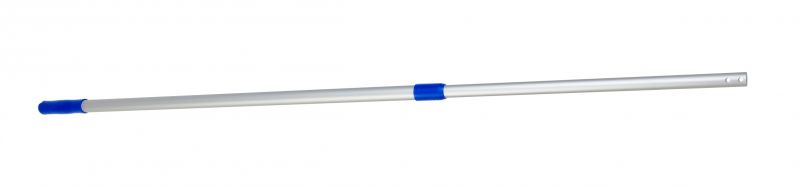 Alu Teleskopstiel, 950-1700mm mit blauem Griff