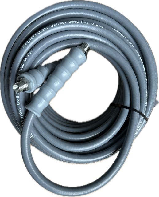 HD-Schlauch 8 x10m-3/8" AG-glatt-2 SN-grau