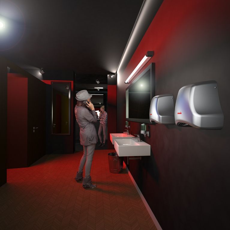 Vandalen Händetrockner T-C1 M grau