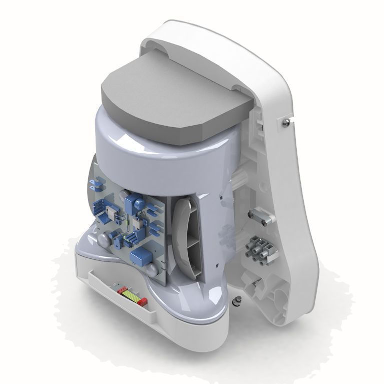 Vandalen Händetrockner T-C1 M grau