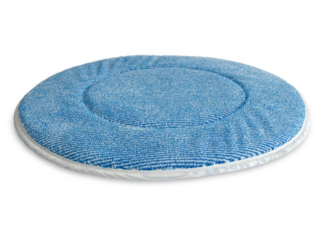 PAD Microfaser blau 8"