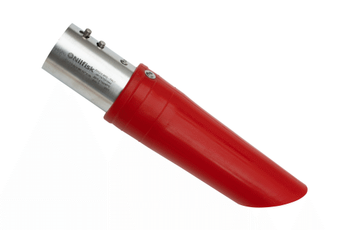 Schrägrohrdüse Silikon D50 rot