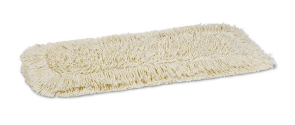 Baumwollmopp weiß, 50 cm, getuftet mit Taschen